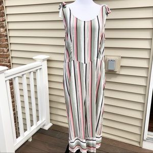 Plus Size Striped Jumpsuit